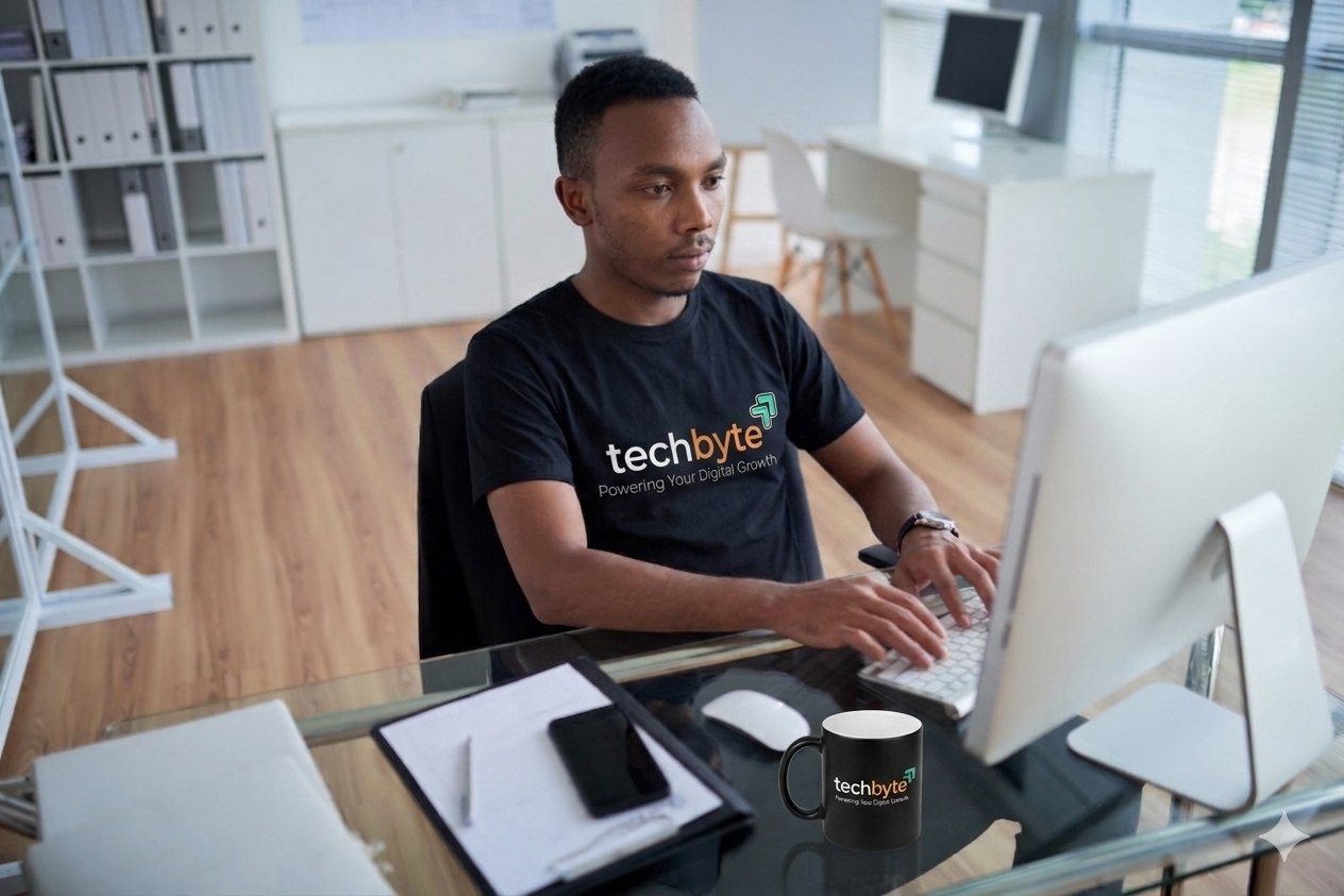 TechByte Systems workspace in Nairobi